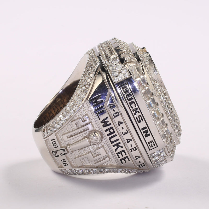 Giannis Antetokounmpo Milwaukee Bucks 2021 NBA Championship Ring