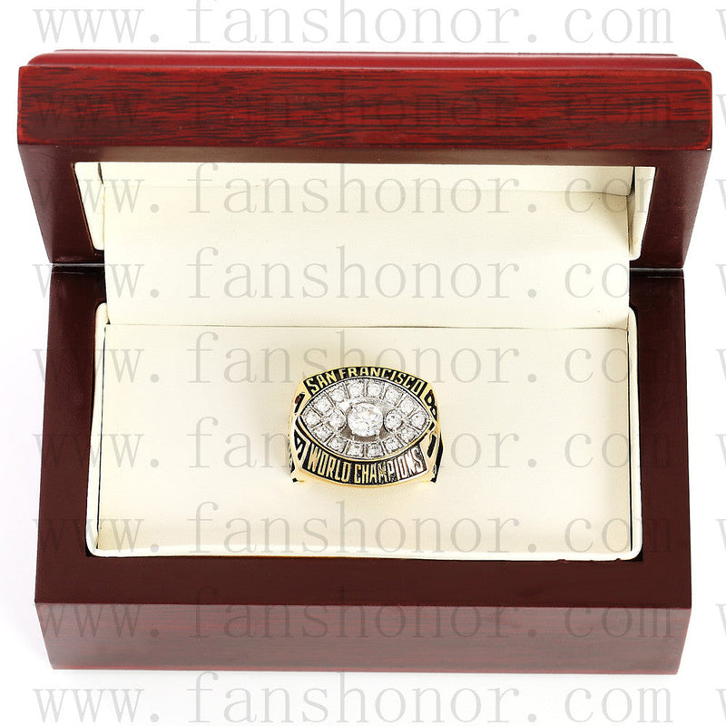 Customized San Francisco 49ers NFL 1981 Super Bowl XVI Championship Ring