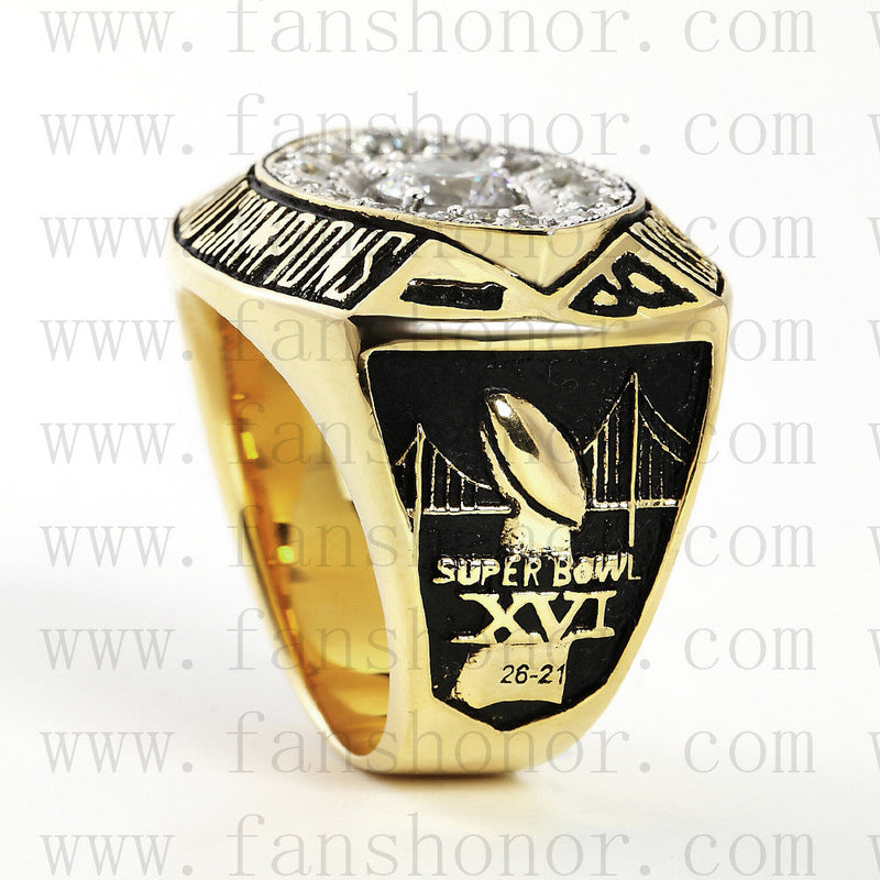 Customized San Francisco 49ers NFL 1981 Super Bowl XVI Championship Ring