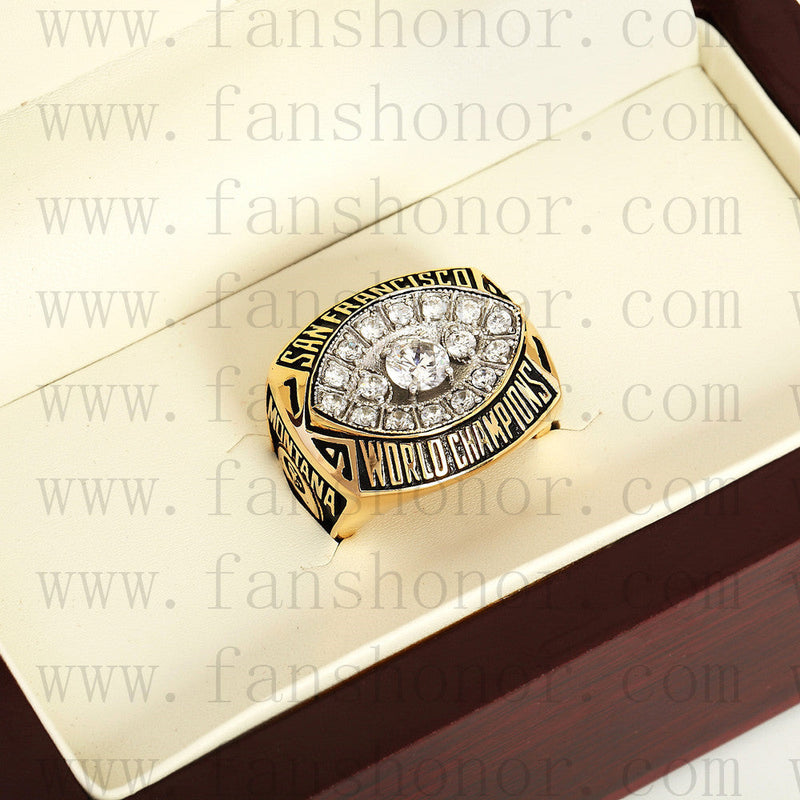 Customized San Francisco 49ers NFL 1981 Super Bowl XVI Championship Ring