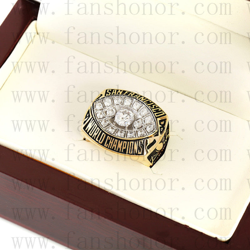 Customized San Francisco 49ers NFL 1981 Super Bowl XVI Championship Ring