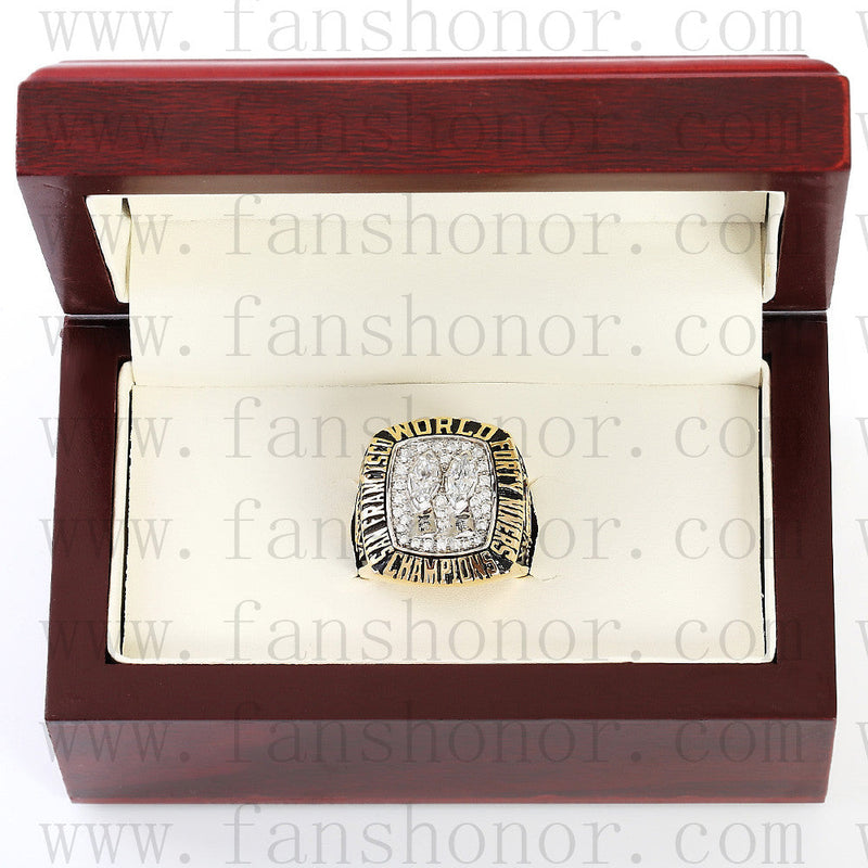 Customized San Francisco 49ers NFL 1984 Super Bowl XIX Championship Ring