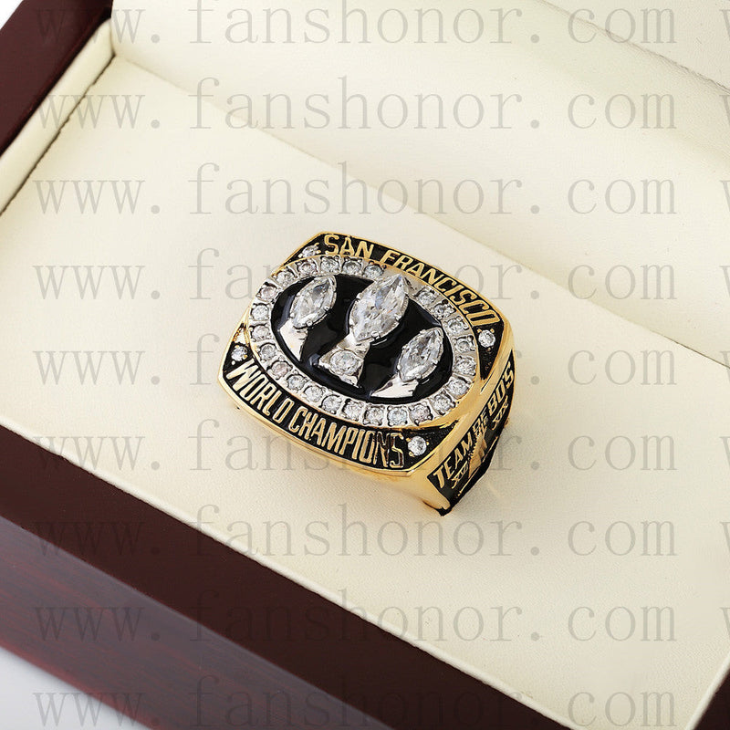 Customized San Francisco 49ers NFL 1988 Super Bowl XXIII Championship Ring