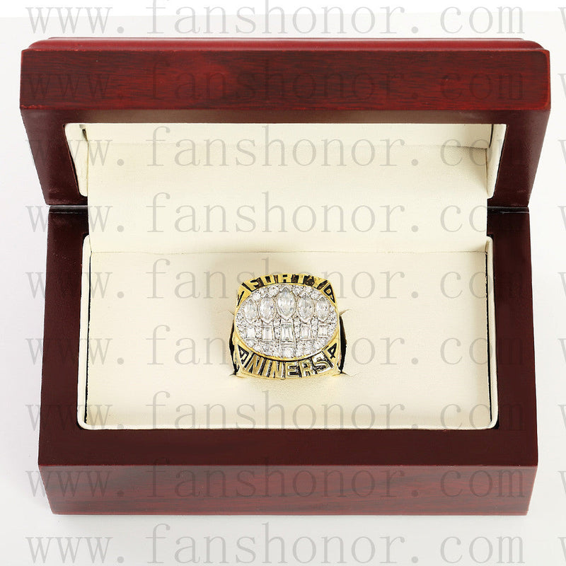 Customized San Francisco 49ers NFL 1994 Super Bowl XXIX Championship Ring