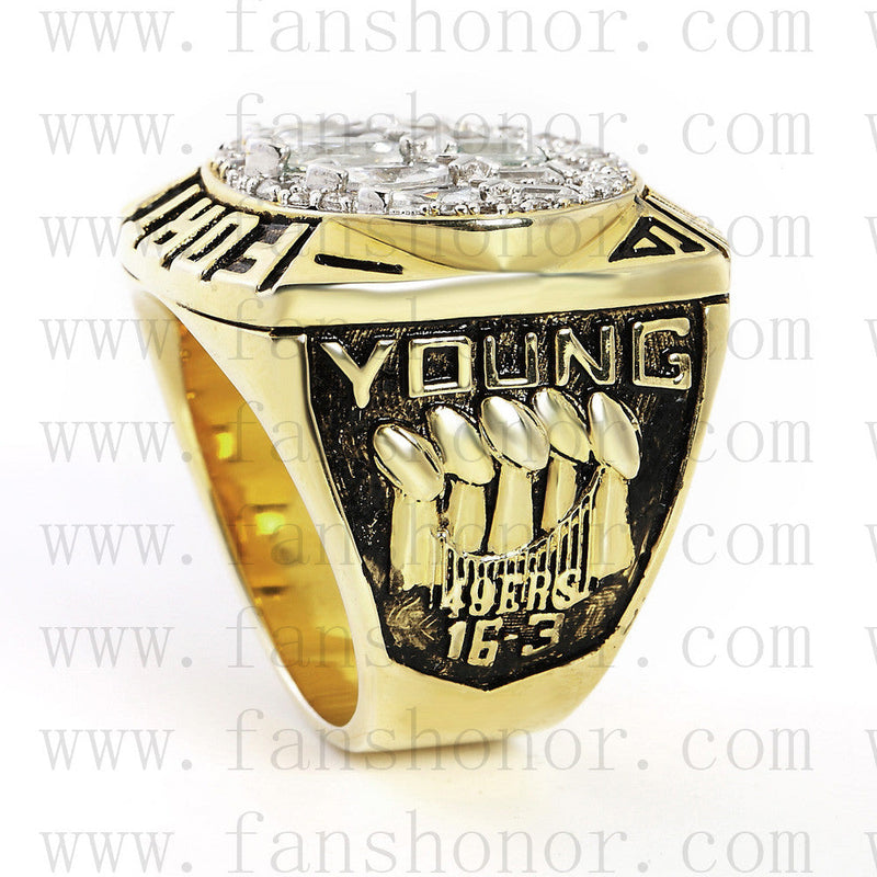 Customized San Francisco 49ers NFL 1994 Super Bowl XXIX Championship Ring