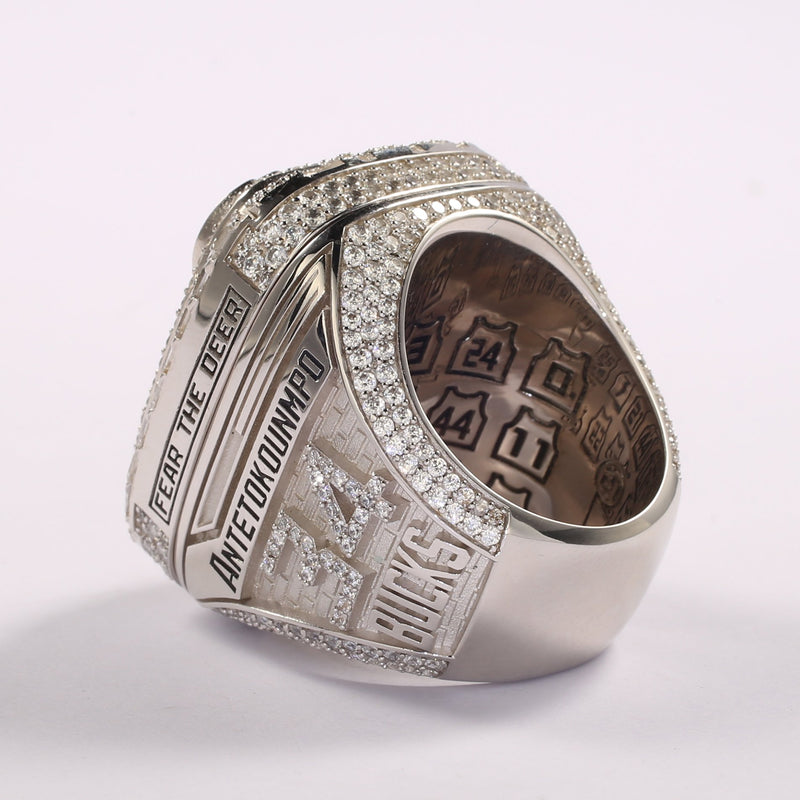 Giannis Antetokounmpo Milwaukee Bucks 2021 NBA Championship Ring