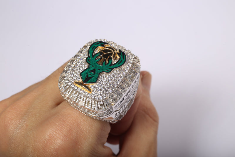 Giannis Antetokounmpo Milwaukee Bucks 2021 NBA Championship Ring