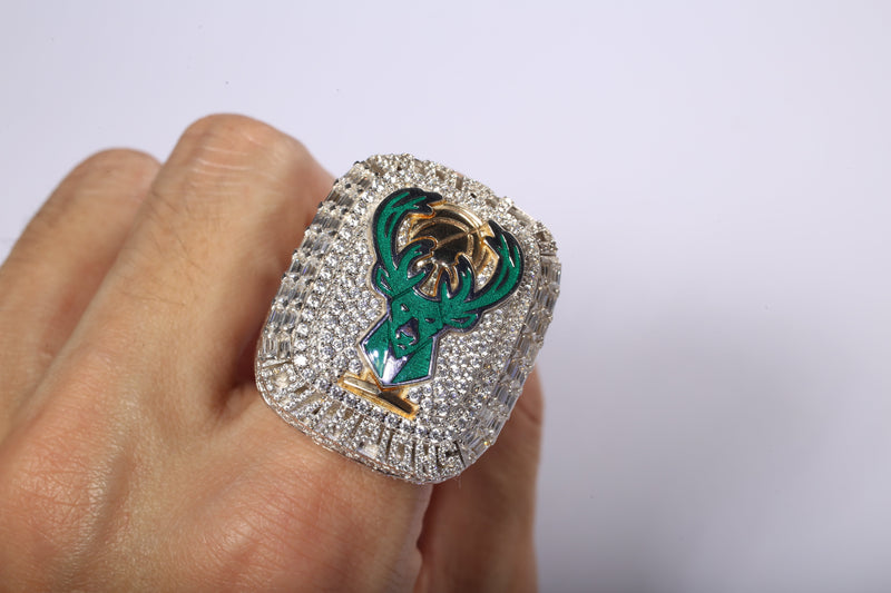 Giannis Antetokounmpo Milwaukee Bucks 2021 NBA Championship Ring