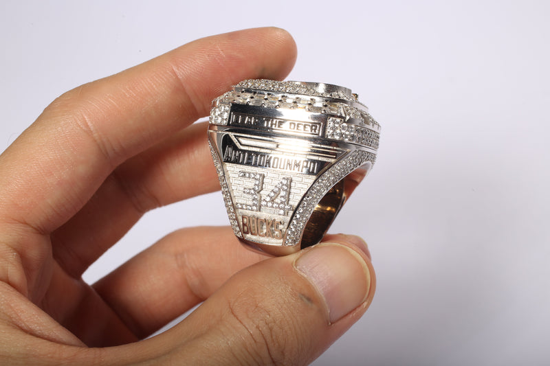 Giannis Antetokounmpo Milwaukee Bucks 2021 NBA Championship Ring