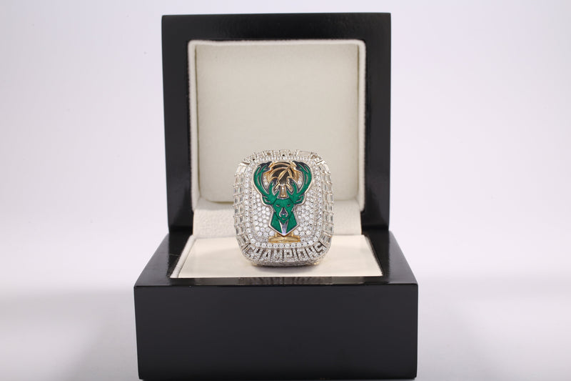 Giannis Antetokounmpo Milwaukee Bucks 2021 NBA Championship Ring