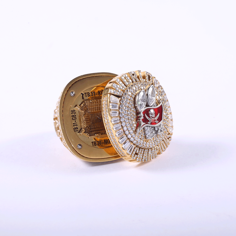 2020 Tampa Bay Buccaneers Super Bowl Championship Ring - REMOVABLE TOP