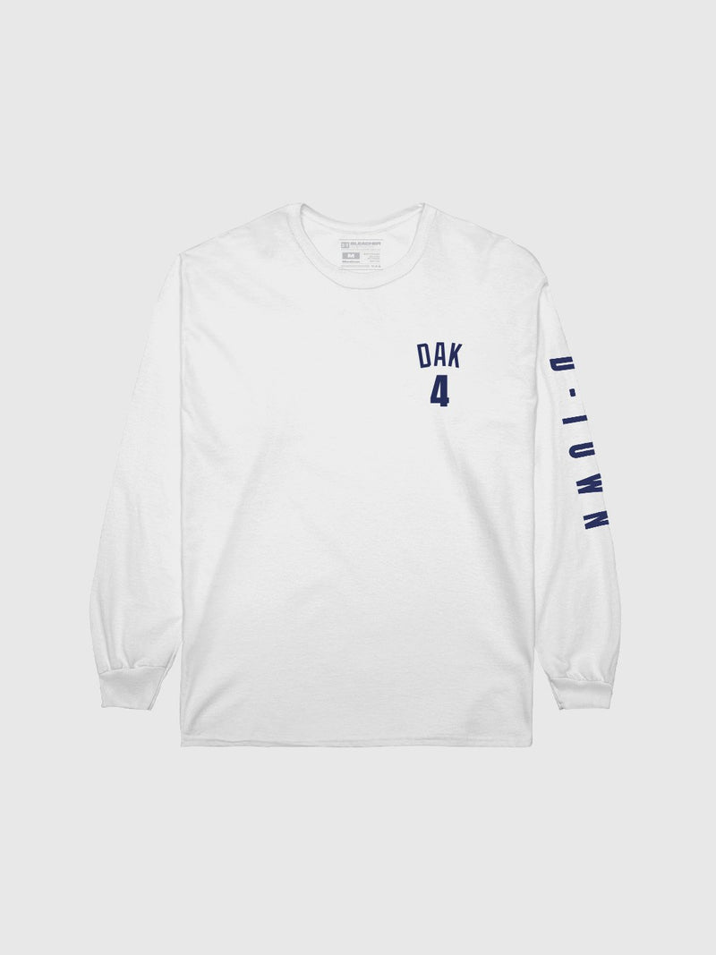 Dak Prescott Cowboys QB 4 Long Sleeve T Shirt Jersey