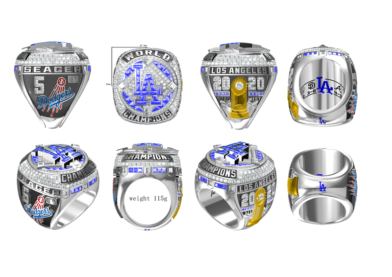 Los Angeles Dodgers 2020 World Series Champinship Rings