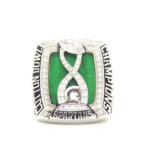 Custom Michigan State Spartans 2015 Cotton Bowl Classic (January) Championship Ring