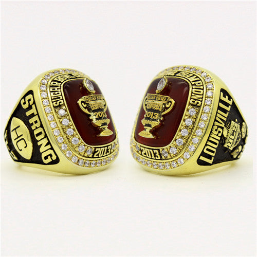 Custom Louisville Cardinals 2013 Allstate Sugar Bowl Championship Ring