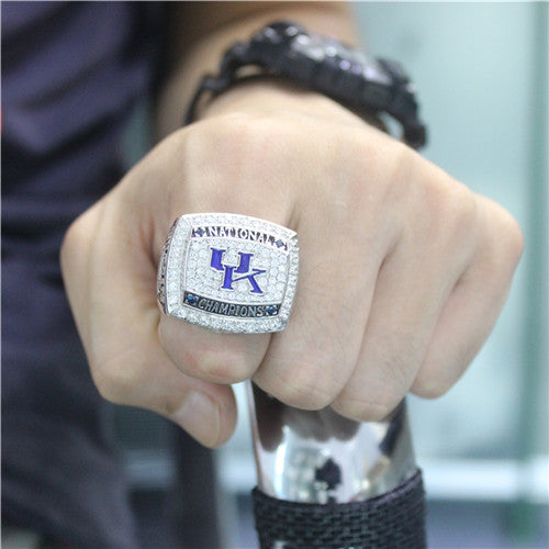 Custom Kentucky Wildcats 2012 National NCAA Division I Men's Basketball Championship Game Ring