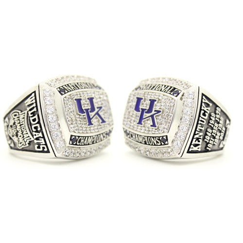 Custom Kentucky Wildcats 2012 National NCAA Division I Men's Basketball Championship Game Ring