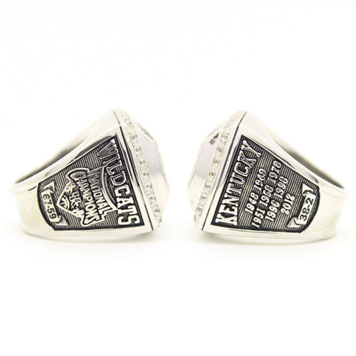 Custom Kentucky Wildcats 2012 National NCAA Division I Men's Basketball Championship Game Ring