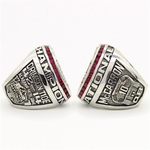 2012 Alabama Crimson Tide BCS National Championship Ring