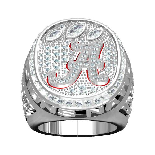 Custom Alabama Crimson Tide 2012 National Championship Ring