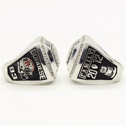 2012 Rutgers Scarlet Knights Big East Championship Ring