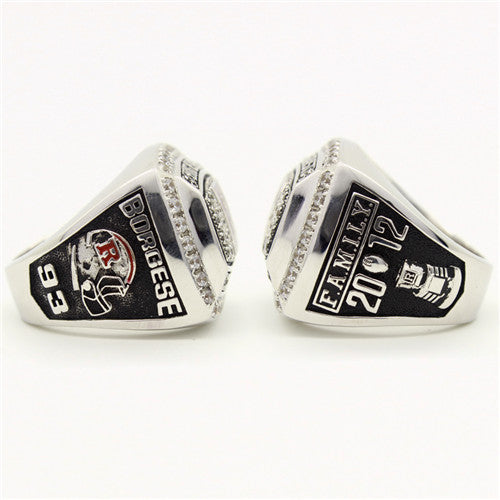 Custom Rutgers Scarlet Knights 2012 Big East Championship Ring