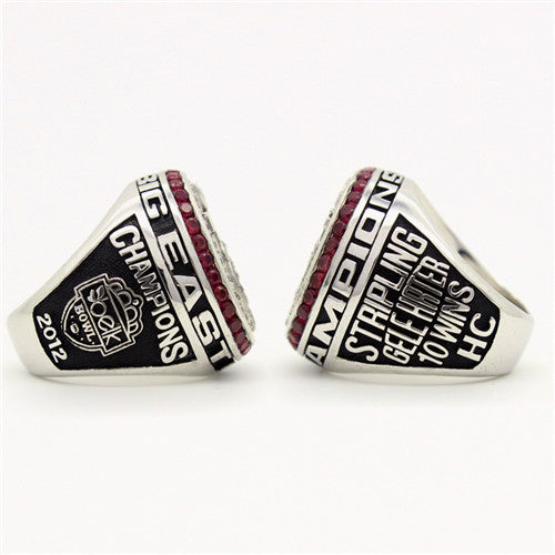 Custom Cincinnati Bearcats 2012 Big East Championship Ring With Red Ruby