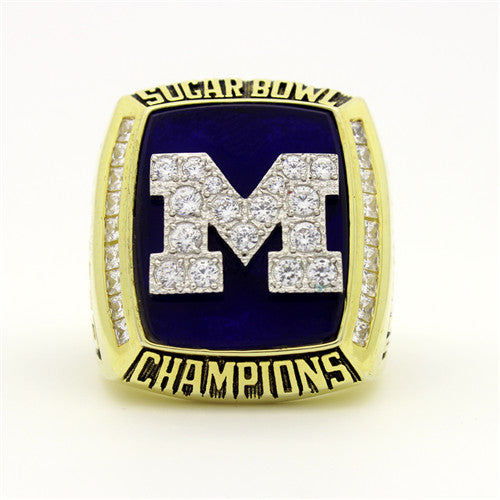 Custom Michigan Wolverines 2012 Allstate Sugar Bowl Championship Ring