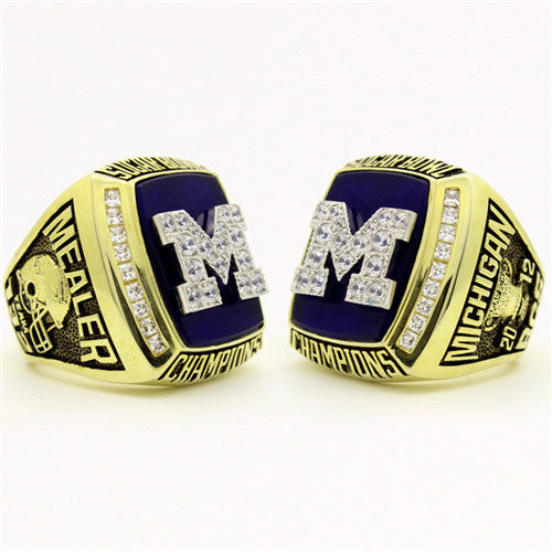 Custom Michigan Wolverines 2012 Allstate Sugar Bowl Championship Ring