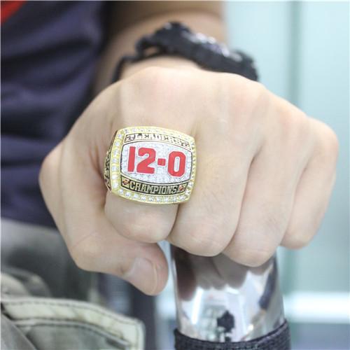 2012 Ohio State Buckeyes 12-0 Leaders Championship Ring