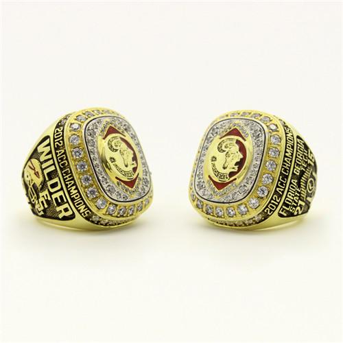 2012 Florida State Seminoles FSU ACC Championship Ring