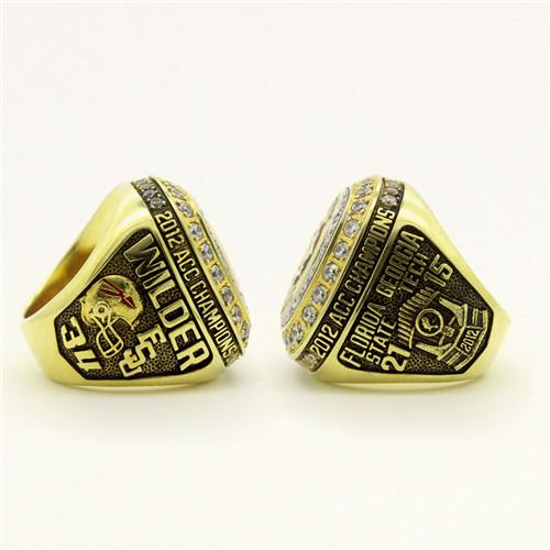 2012 Florida State Seminoles FSU ACC Championship Ring