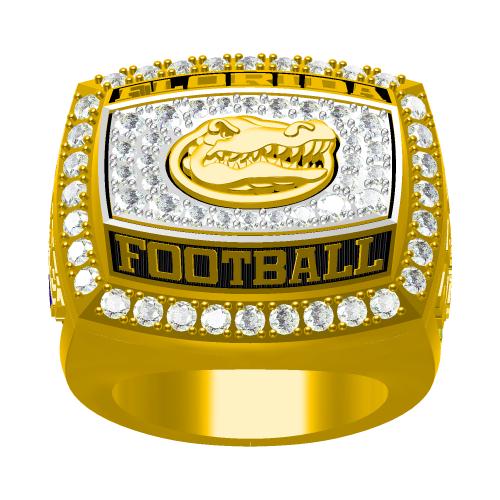 Custom Florida Gators 2012 Gator Bowl Championship Ring