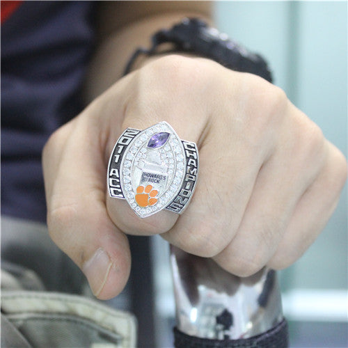 Custom Clemson Tigers 2011 ACC Championship Ring With Synthetic Amethyst