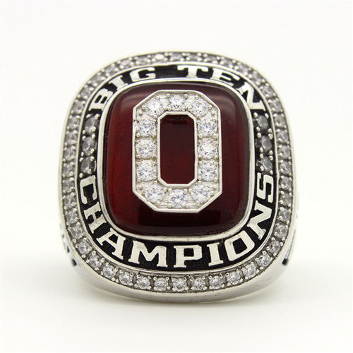 Custom OSU Ohio State Buckeyes 2010 Sugar Bowl & Big Ten Championship Ring