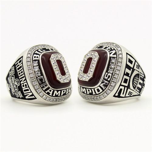 2010 Ohio State Buckeyes OSU Sugar Bowl & Big Ten Championship Ring