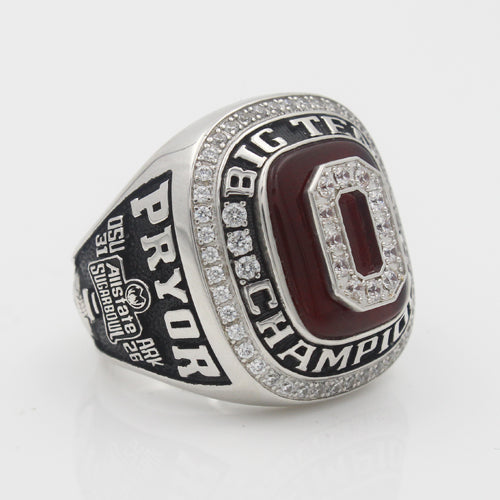 Custom OSU Ohio State Buckeyes 2010 Sugar Bowl & Big Ten Championship Ring