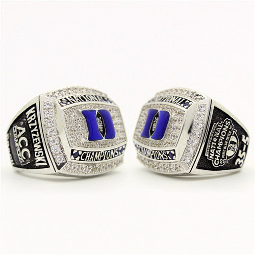 Custom Duke Blue Devils 2010 Basketball National Championship Ring