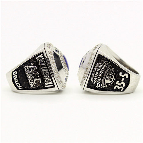 Custom Duke Blue Devils 2010 Basketball National Championship Ring