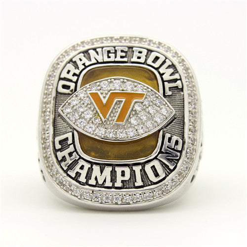 Custom Virginia Tech Hokies 2009 Orange Bowl Championship Ring