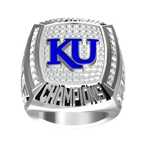 Custom Kansas Jayhawks 2008 National Championship Ring