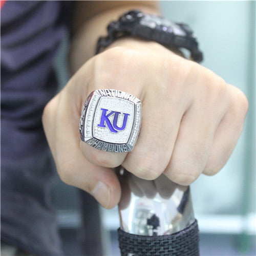 Custom Kansas Jayhawks 2008 National Championship Ring