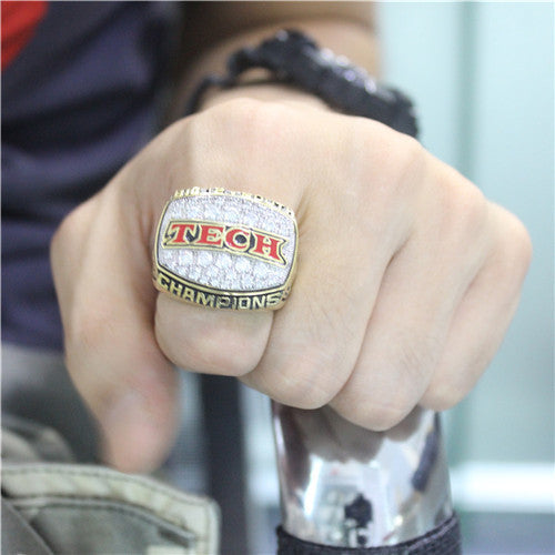 Custom Texas Tech Red Raiders 2008 Big 12 Championship Ring