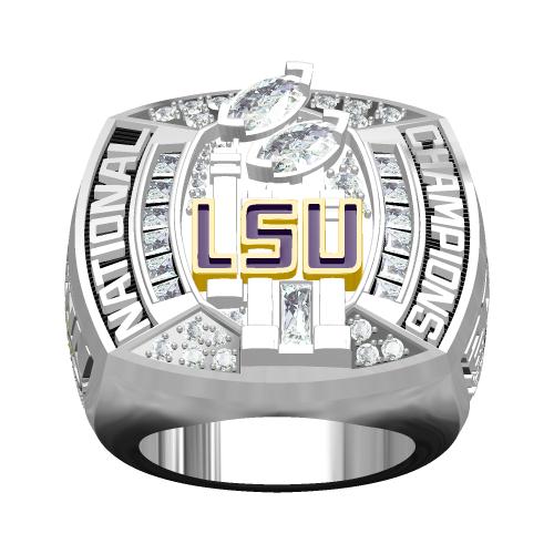 Custom LSU Tigers 2007 National Championship Ring