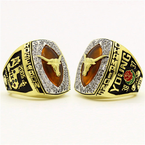 Custom Texas Longhorns 2005 Rose Bowl Championship Ring