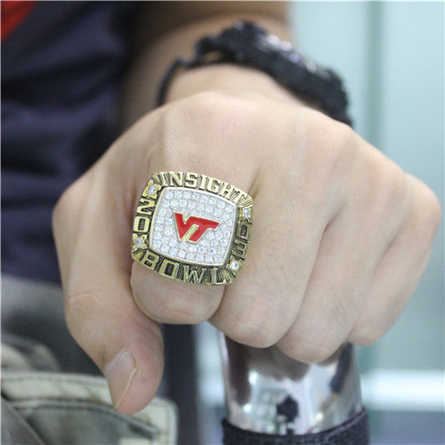 Custom Virginia Tech Hokies 2003 Insight Bowl Championship Ring