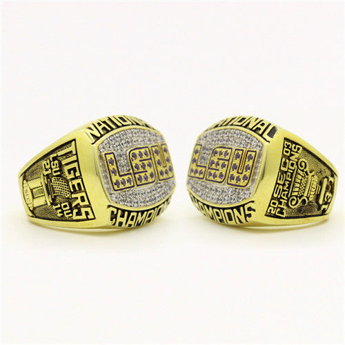 Custom LSU Tigers 2003 NCAA Division I-A Football Season National Championship Ring