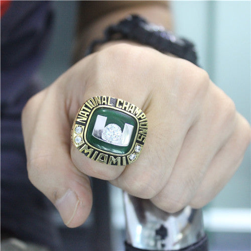 Custom Miami Hurricanes 2001 National Championship Ring