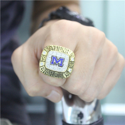 Custom Michigan Wolverines 1997 National Championship Ring