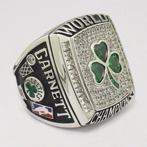 Boston Celtics 2008 NBA Finals National Basketball World Championship Ring With Green Crystals